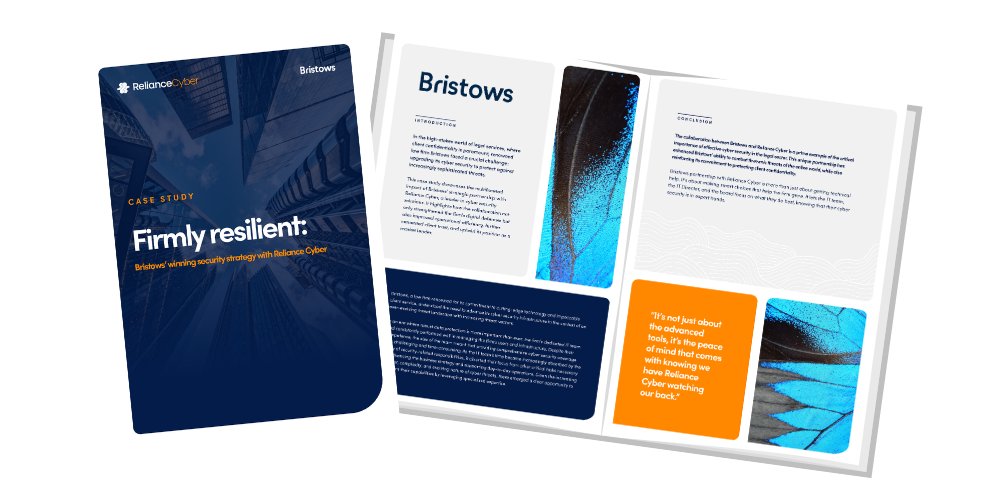 Reliance Cyber and Bristows case study